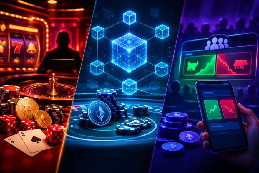 Crypto casino vs. on-chain casino vs. GambleFi – hlavní rozdíly