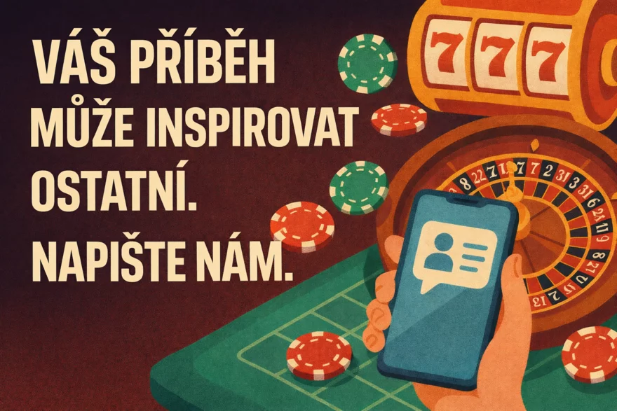 Váš příběh ze sázení a online casina může inspirovat ostatní!