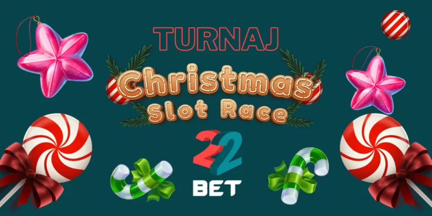 Vánoční Závod v casinu 22Bet: Soutěžte o 50,000 € ve vánočním casino turnaji!