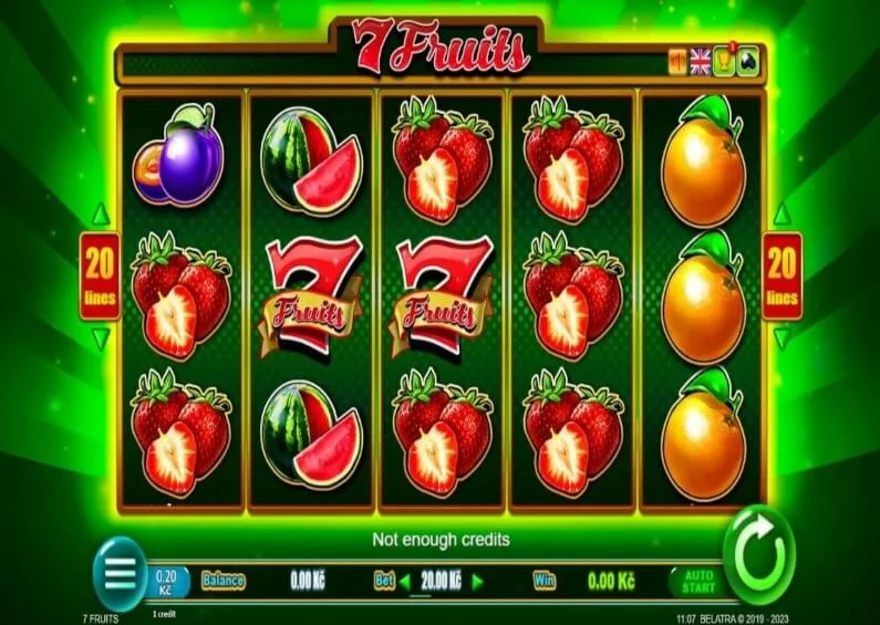7 Fruits: online výherní automat na 22Bet