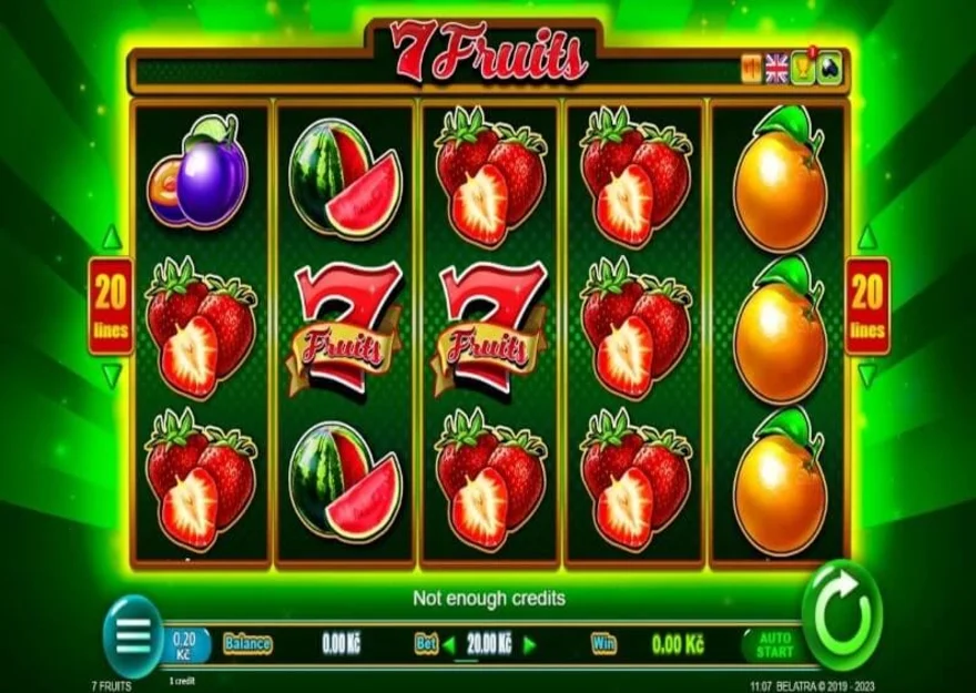 7 Fruits: online výherní automat na 22Bet