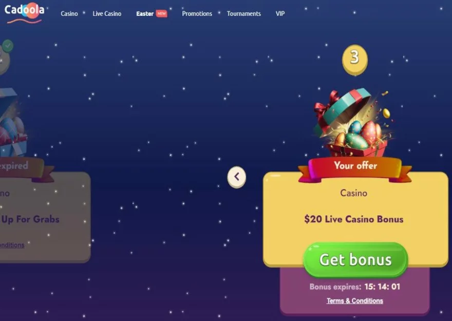 🐣Velikonoční kalendář od Cadoola Casino🐣