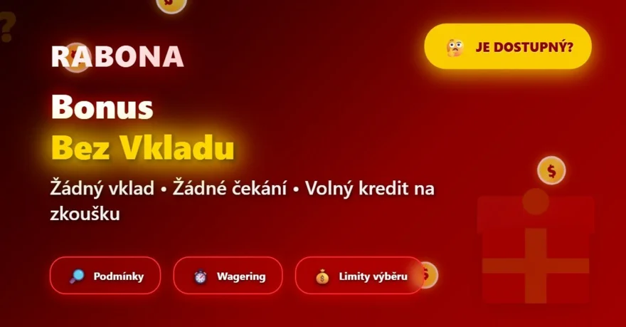 Rabona bonus bez vkladu: Je dostupný? Jaké má podmínky?