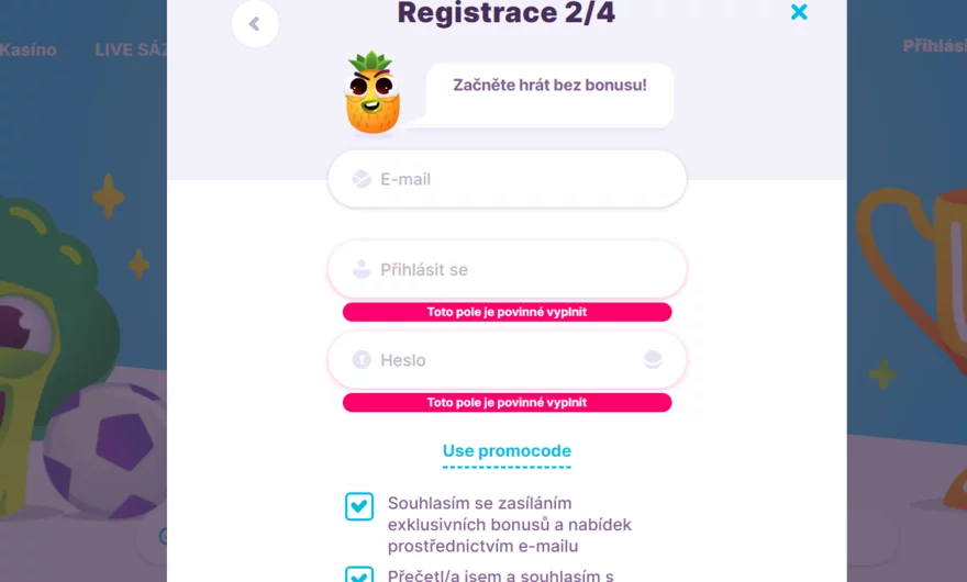 Nomini Casino přihlášení
