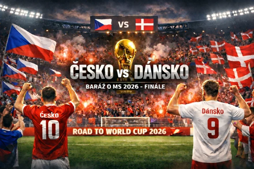 Česko–Dánsko 2:2 (3:1 pen.) – historický postup na MS 2026