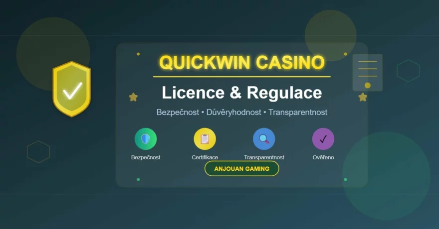 Licence Quickwin casina: regulace, bezpečnost a na co si dát pozor 🔎
