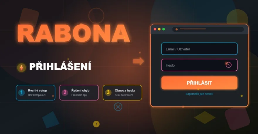 Rabona přihlášení: rychlý návod, když vám nefunguje login