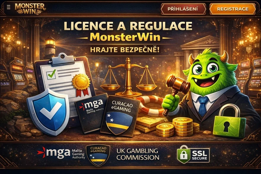 Licence a regulace MonsterWin: hrajte bezpečně 2026