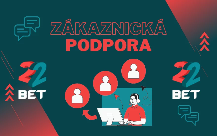 Zákaznická podpora casina 22Bet 📞