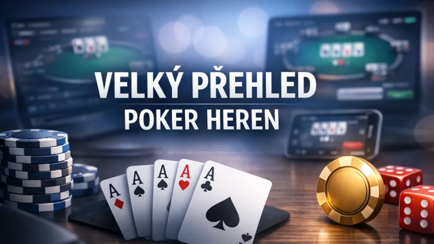 Nejlepší online poker herny: Kde hrát poker za peníze