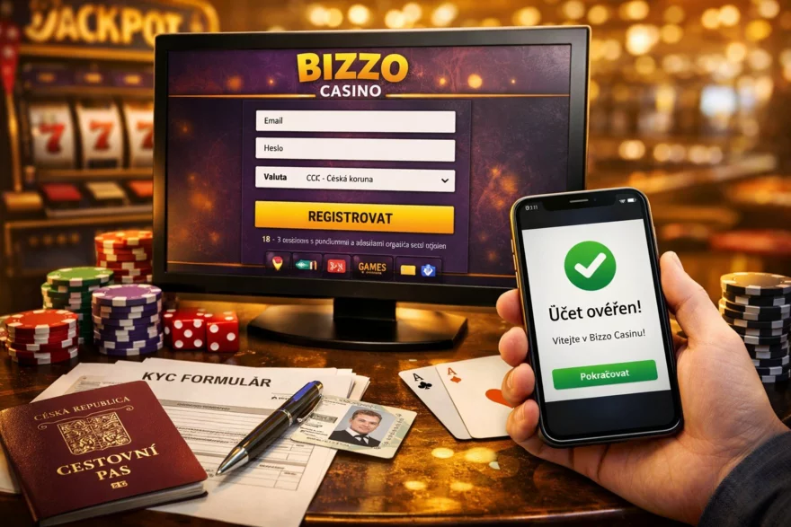 Bizzo Casino registrace: rychlý návod krok za krokem 🔐