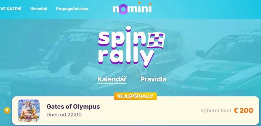 Spin Rally v Nomini Casino!