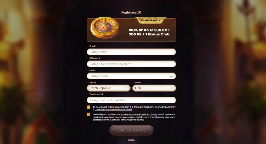 AmunRa casino registrace: Jak se zaregistrovat a získat bonus 12 500 Kč 🎁
