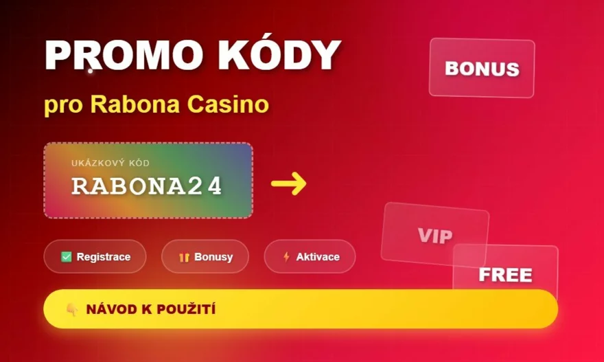 Promo kódy Rabona! 🔥 Kde je najít a jak je správně uplatnit 👨‍💻