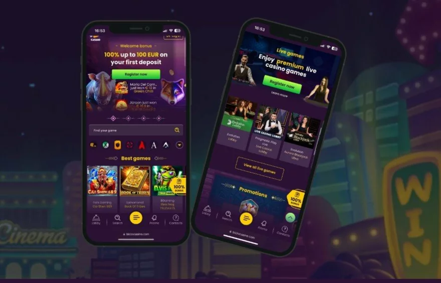Bizzo Casino aplikace: Kde stáhnout i jak hrát bez mobilní appky 🎰