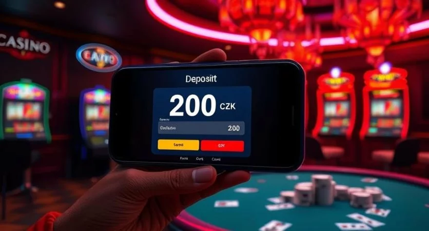 Online casino vklad 200 Kč: Nejlepší casina a bonusy