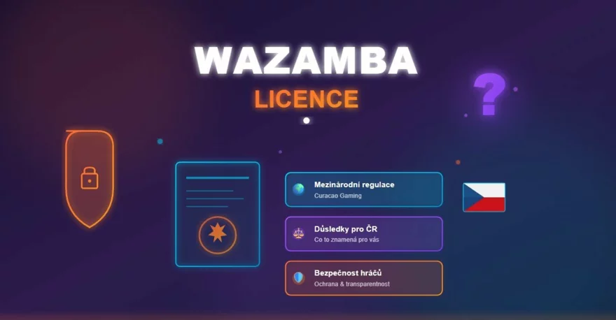 Licence Wazamba: jaké má casino regulace a co z toho plyne ❓