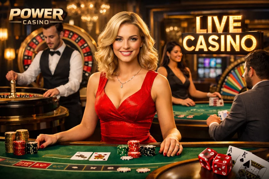 Power Casino Live casino: Průvodce živým kasinem, live dealer hrami a bezpečností