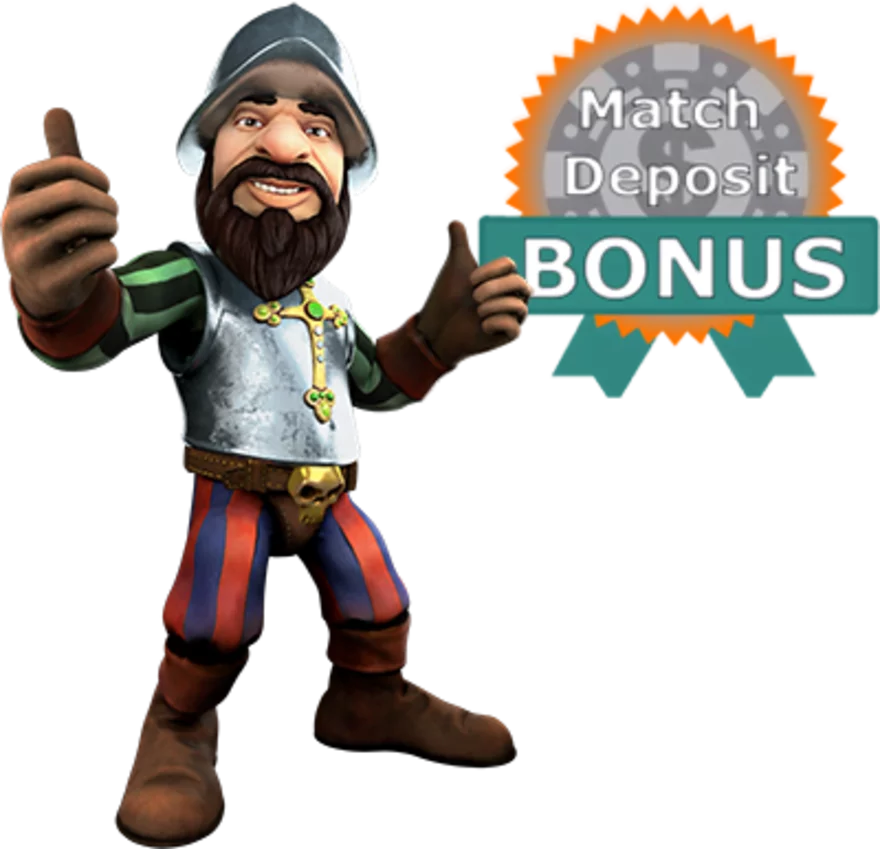 Match deposit bonus - Gonzo - cover