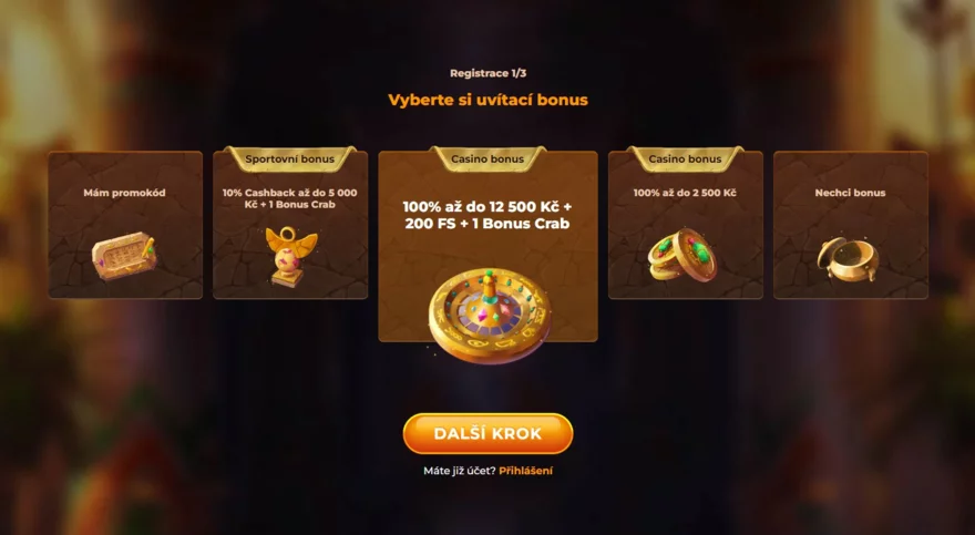 AmunRa vstupní bonus