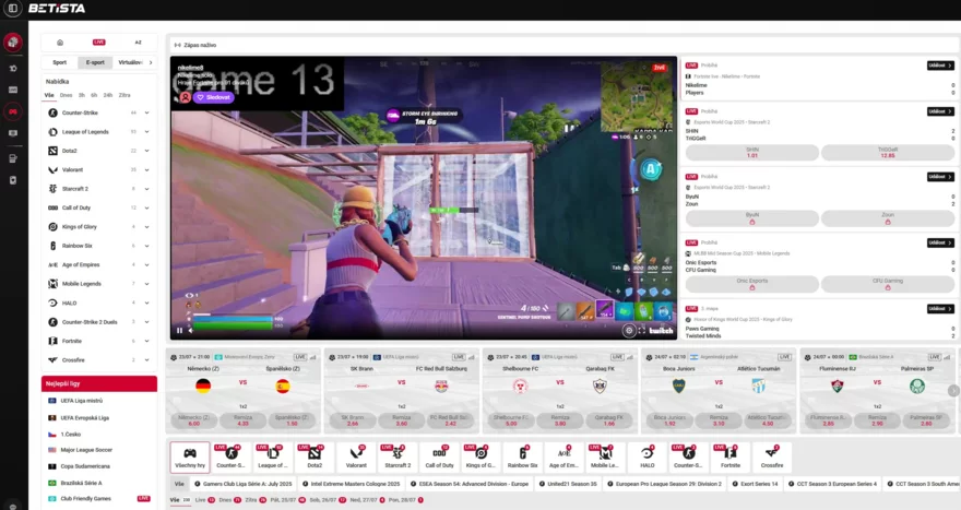 Betista živé vysílání