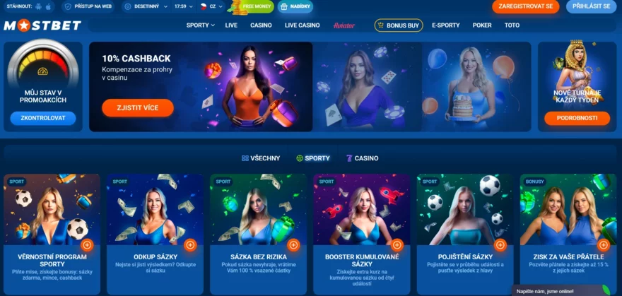 MostBet promoakce