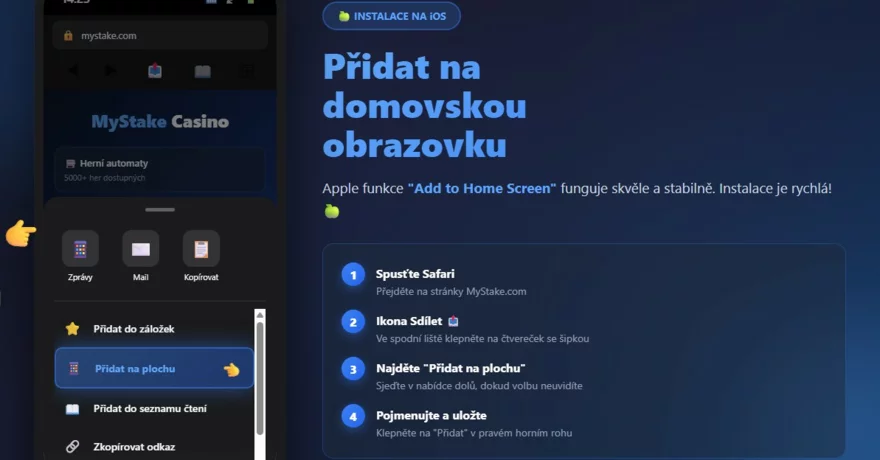 MyStake na iOS