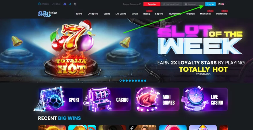 MyStake přihlášení