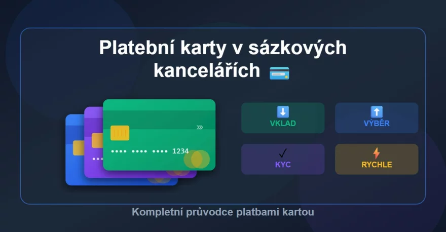 Které sázkové kanceláře přijímají platební karty