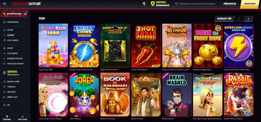 Quickwin nabídka her