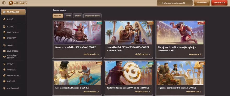 Vicibet promoakce