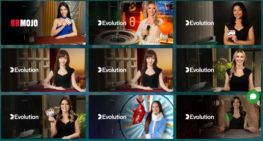 živé casino v 22bet