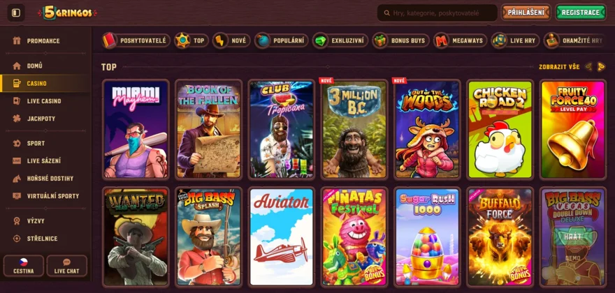 casino hry v 5 Gringos
