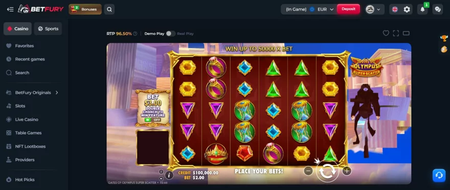 demoverze automatu betfury casino