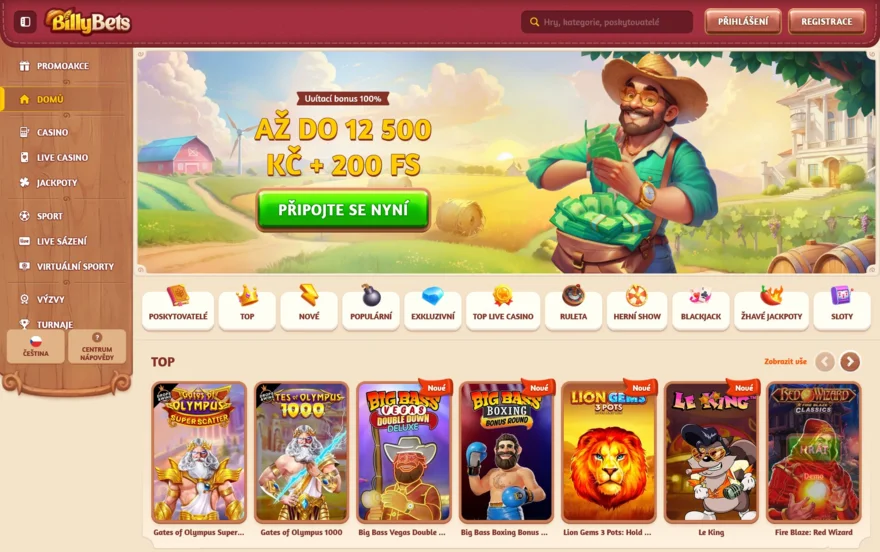 billybets usdc casino pro české hráče