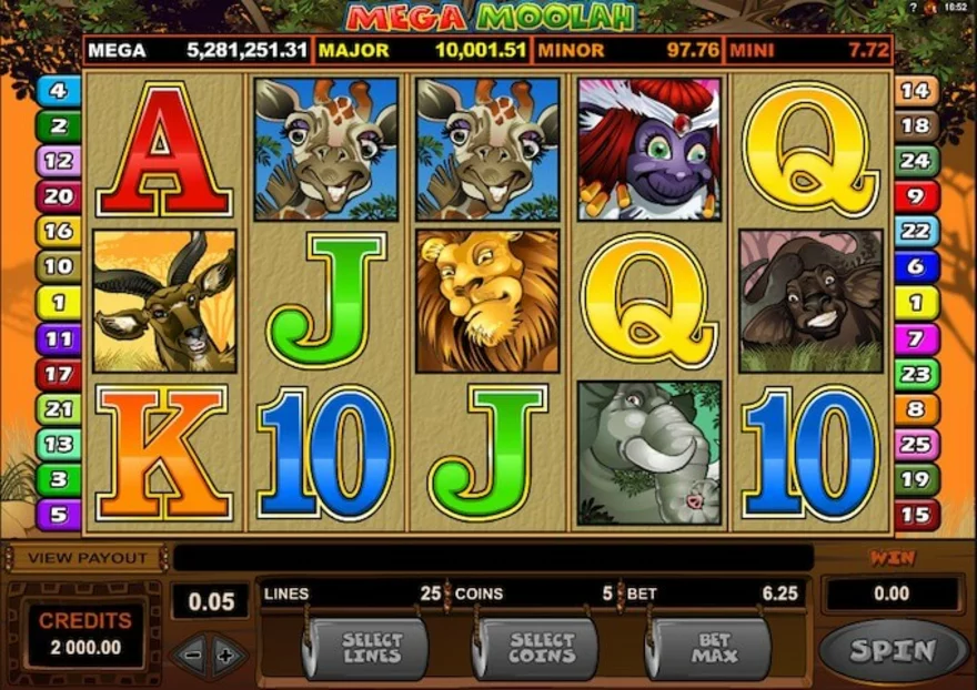 mega moolah vývojář microgaming