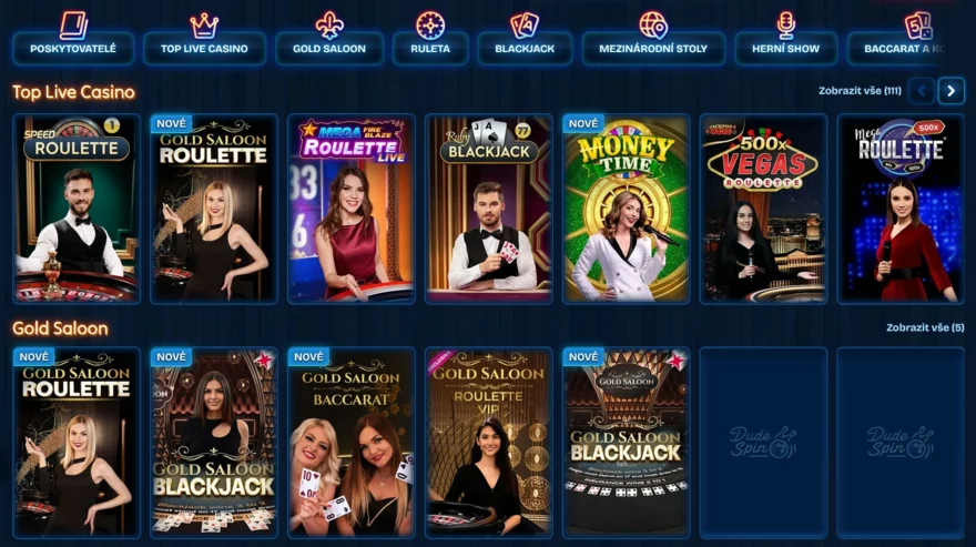 dudespin casino s nízkým vkladem
