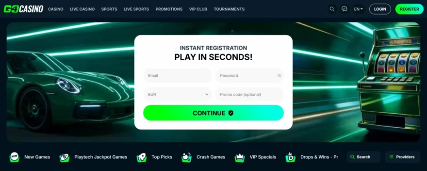 go4casino webová platforma recenze