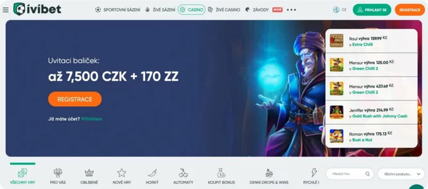 ivibet zahraniční casino