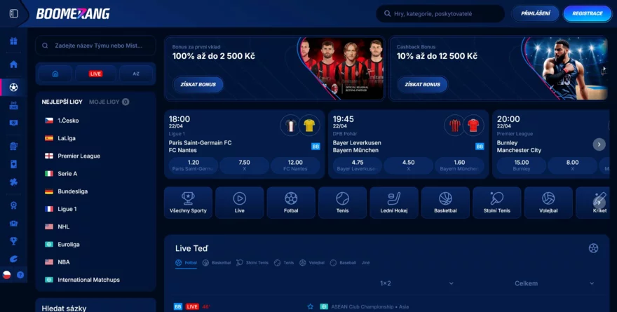 boomerang bet sázková kancelář pro fotbal ms