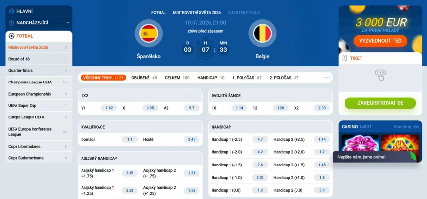 španělsko vs. belgie zápas MS 2026 analýza