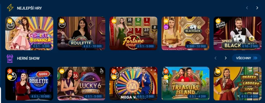 mostbet živé casino