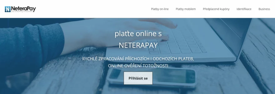 neterapay webová stránka