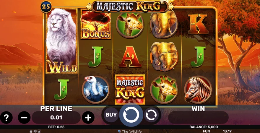 majestic king automat pro září