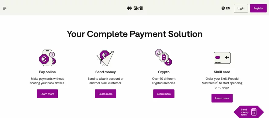 skrill platební metoda