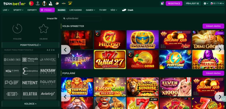 spinbetter casino s rychlou výplatou