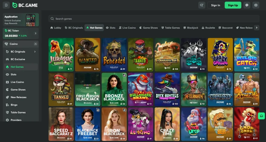 bc game krypto casino s podporou lightning network