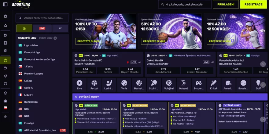 sportuna sázení na sporty