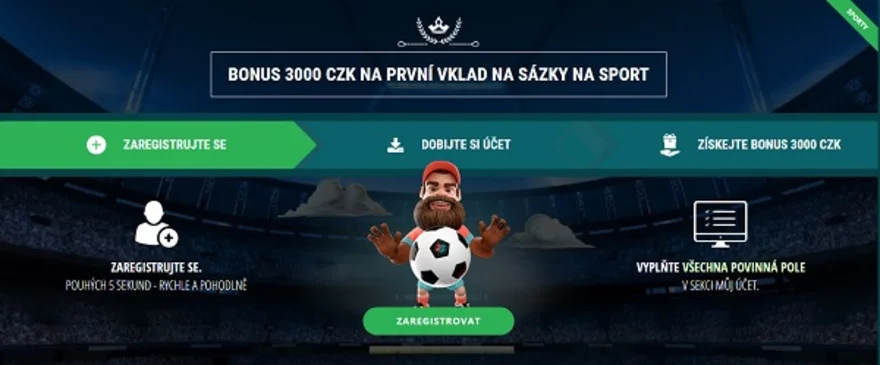 Bonus až 3000 Kč !