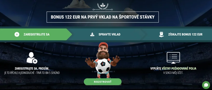 22bet sport bonus slovenské sázkovky